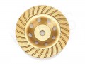 TARCZA GARNKOWA TURBO DIAMENTOWA 125x 5 x M14 TARCZA GARNKOWA TURBO DIAMENTOWA 125x 5 x M14