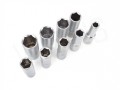 NASADKI 1/2'' CRV 10-22 mm ZESTAW 9 NASADEK DŁUGIE NASADKI 1/2'' CRV 10-22 mm ZESTAW 9 NASADEK DŁUGIE