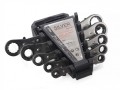 KLUCZE OCZKOWE Z GRZECHOTKA ZAPADKOWE 5szt 6-22mm KLUCZE OCZKOWE Z GRZECHOTKA ZAPADKOWE 5szt 6-22mm
