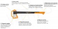 SIEKIERA ROZŁUPUJĄCA FISKARS X21 L FINLAND 122473 SIEKIERA ROZŁUPUJĄCA FISKARS X21 L FINLAND 122473