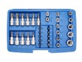 NASADKI KLUCZE BITY TORX E4-E20 T10-T60 3/8' 34SZT NASADKI KLUCZE BITY TORX E4-E20 T10-T60 3/8' 34SZT